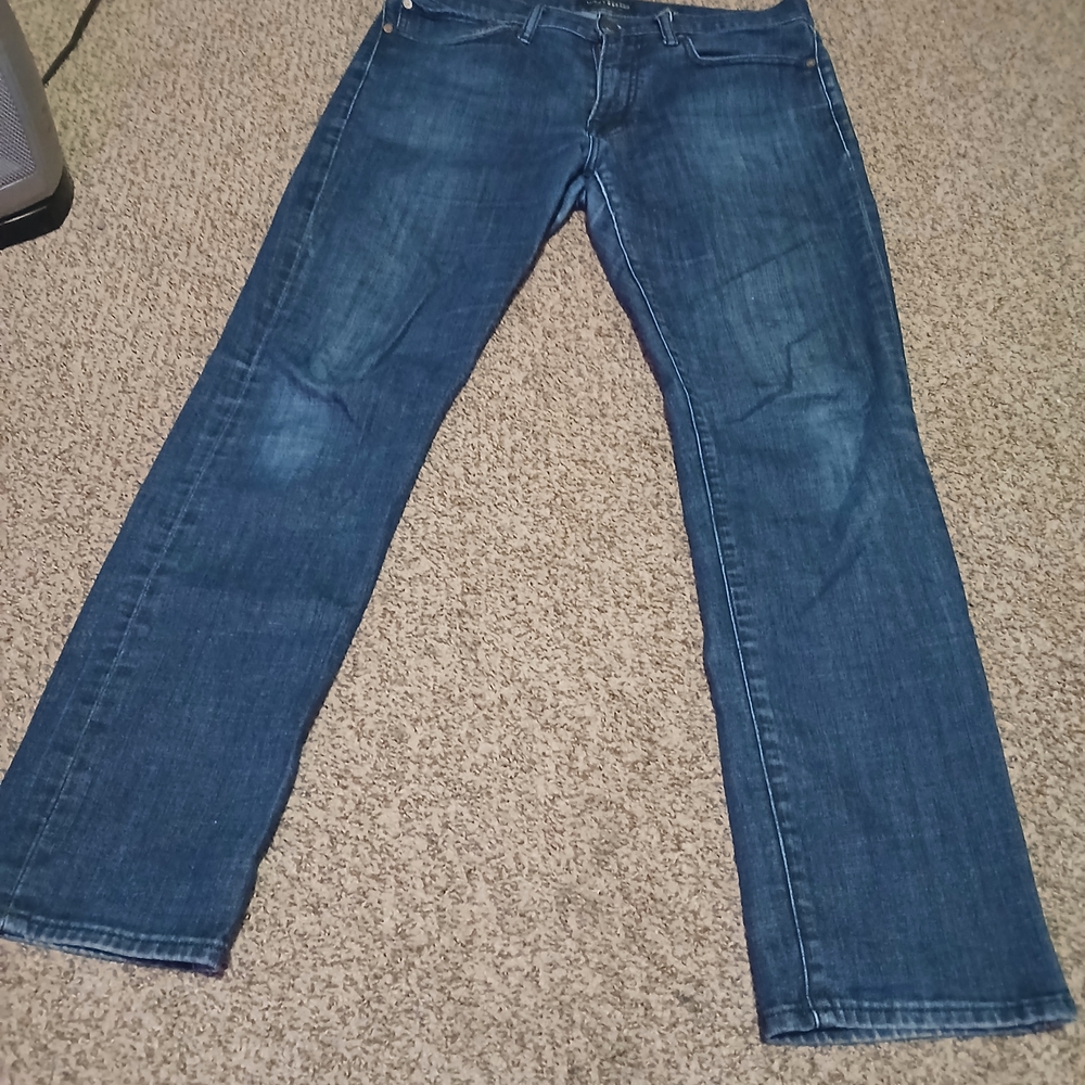 Lucky Brand Men's Selvedge 121 Slim Blue Jeans (33W, 32L)